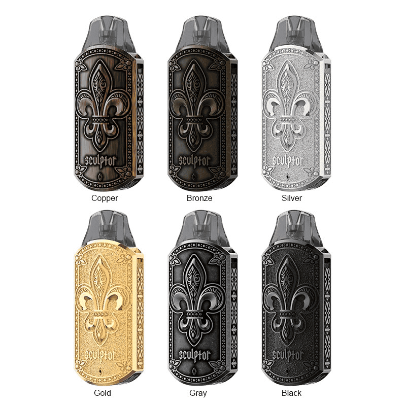 UWELL SCULPTOR雕塑家 11W電鍍金屬雕刻空倉煙彈:圖片 5