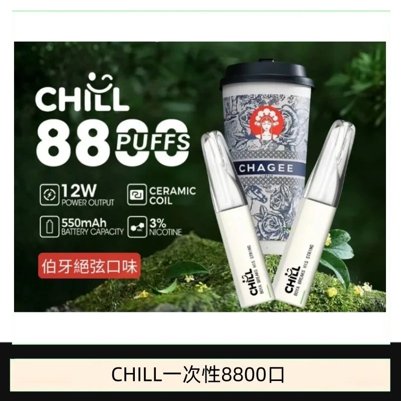 10種口味|鴨嘴獸CHILL 8800口一次性電子菸 8ml大容量煙油